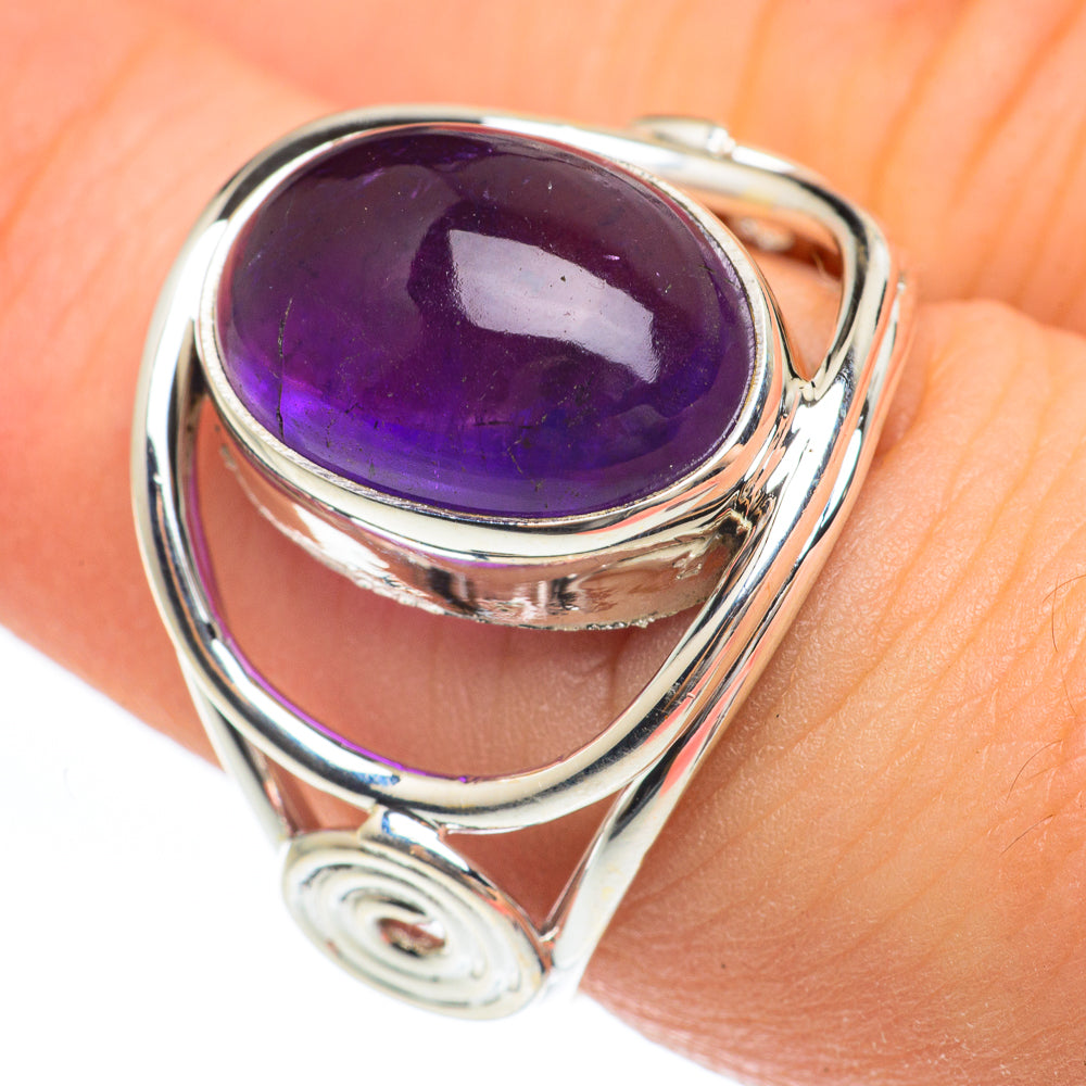 Amethyst Rings handcrafted by Anasilvercos - RING61670