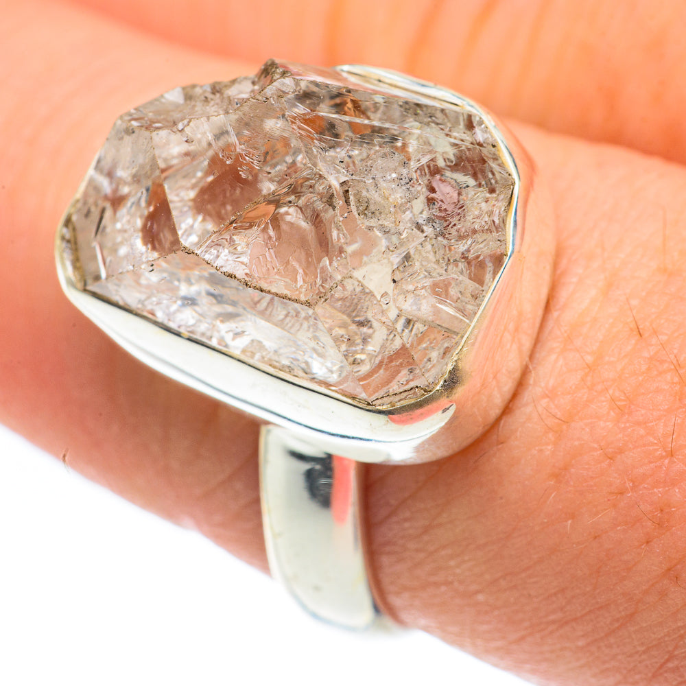 Herkimer Diamond Rings handcrafted by Anasilvercos - RING61675