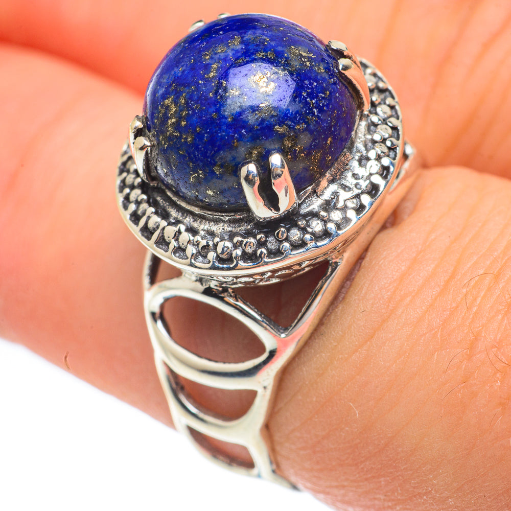 Lapis Lazuli Rings handcrafted by Anasilvercos - RING61682