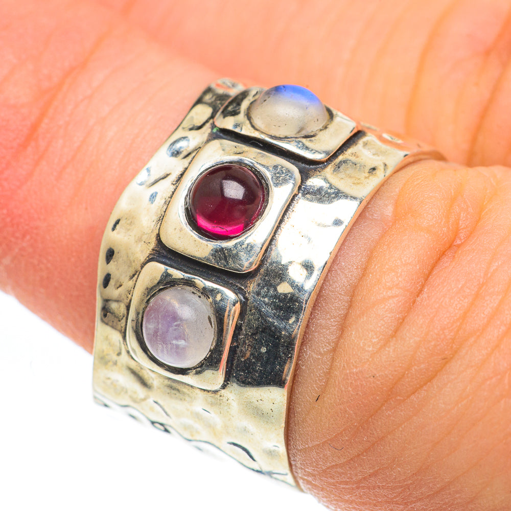 Garnet Rings handcrafted by Anasilvercos - RING61693