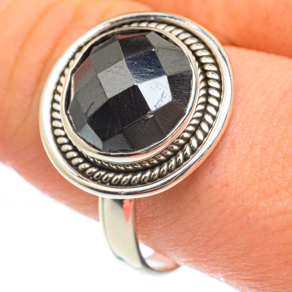 Hematite Rings handcrafted by Anasilvercos - RING61725