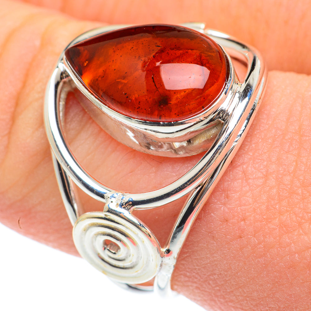 Baltic Amber Rings handcrafted by Anasilvercos - RING61751