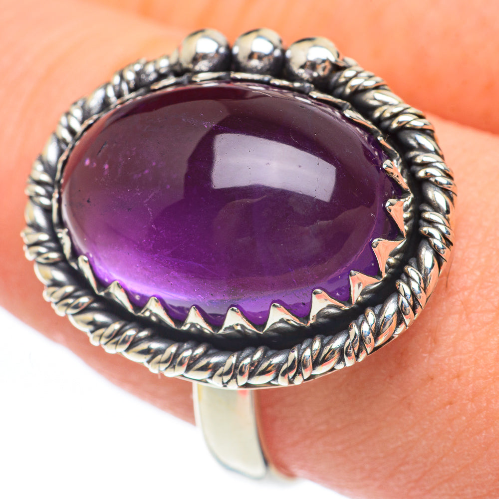 Amethyst Rings handcrafted by Anasilvercos - RING61756