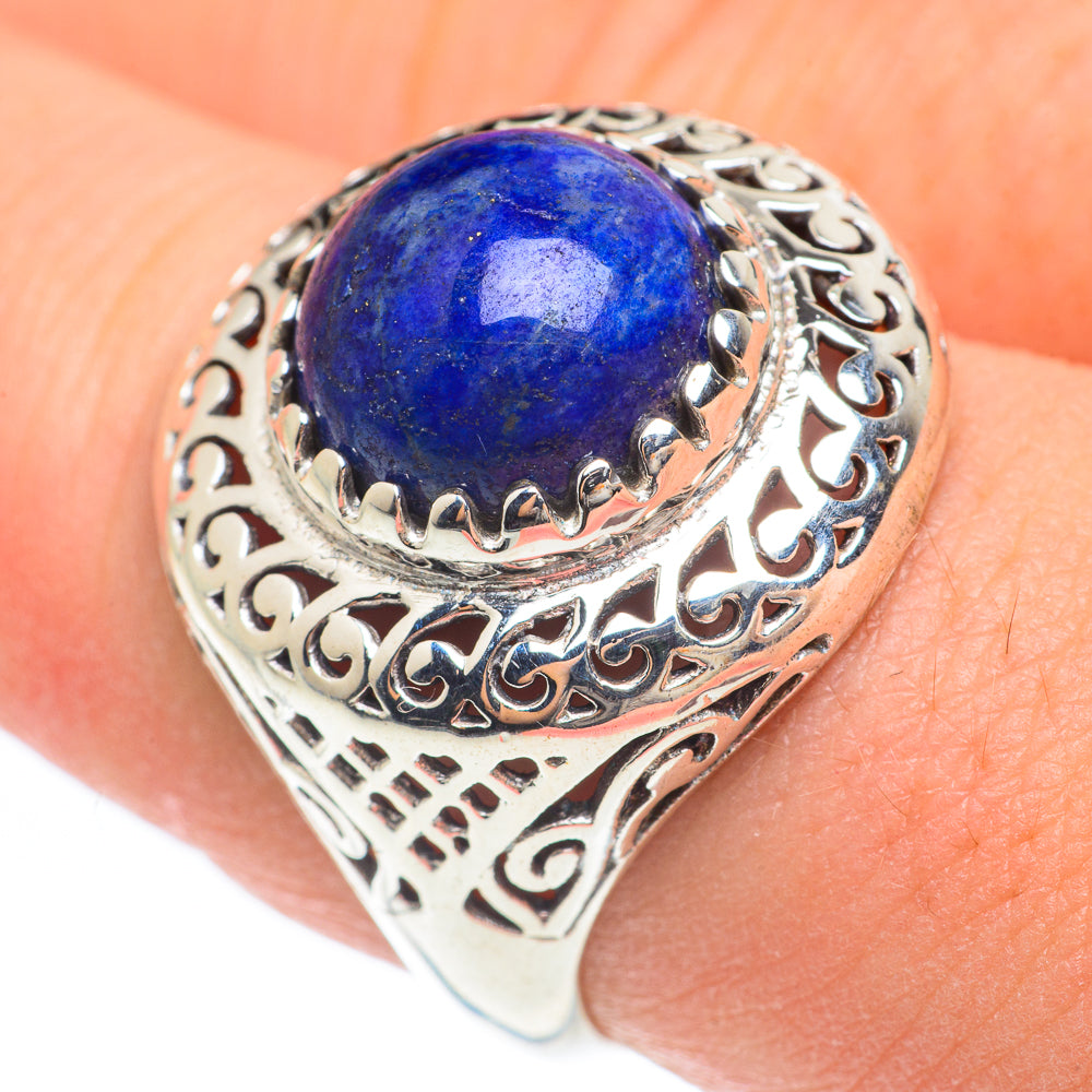 Lapis Lazuli Rings handcrafted by Anasilvercos - RING61762