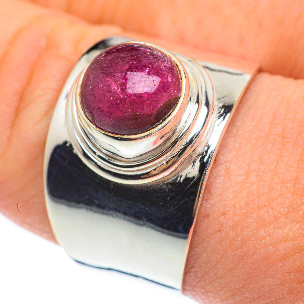 Pink Tourmaline Rings handcrafted by Anasilvercos - RING61770