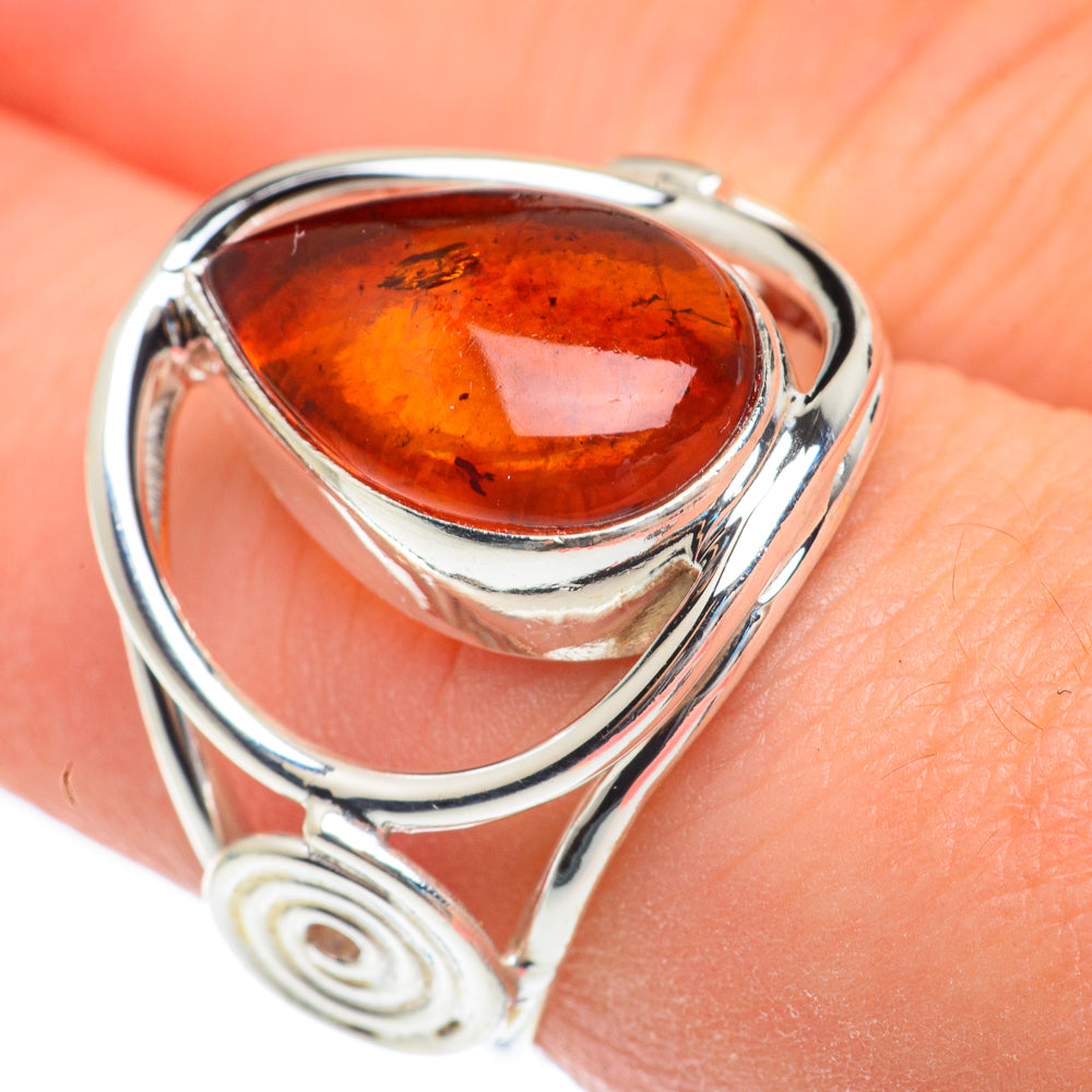 Baltic Amber Rings handcrafted by Anasilvercos - RING61786