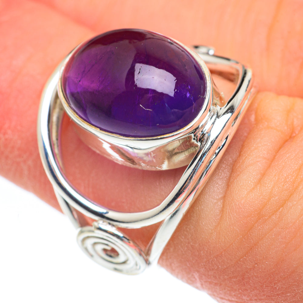Amethyst Rings handcrafted by Anasilvercos - RING61791