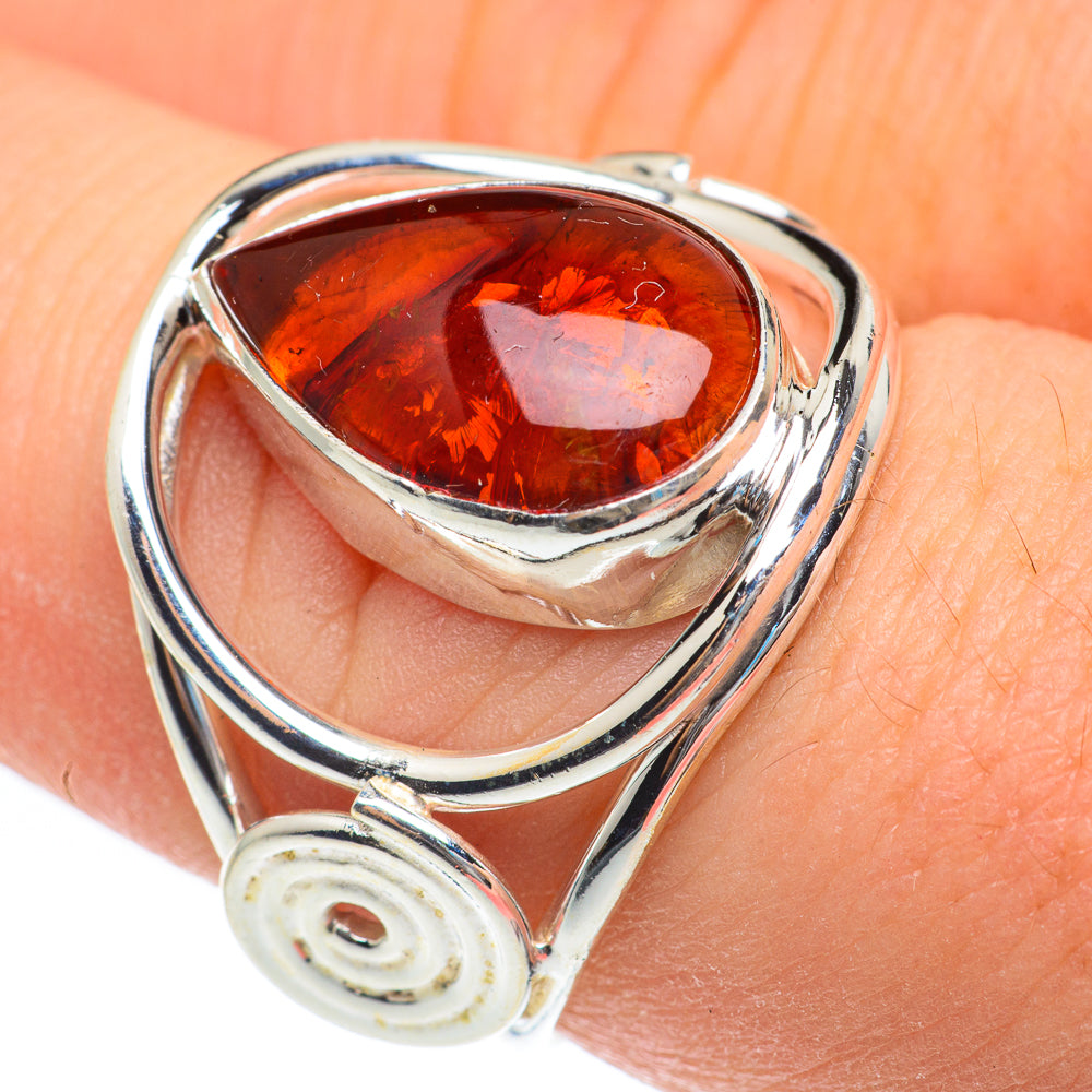 Baltic Amber Rings handcrafted by Anasilvercos - RING61802