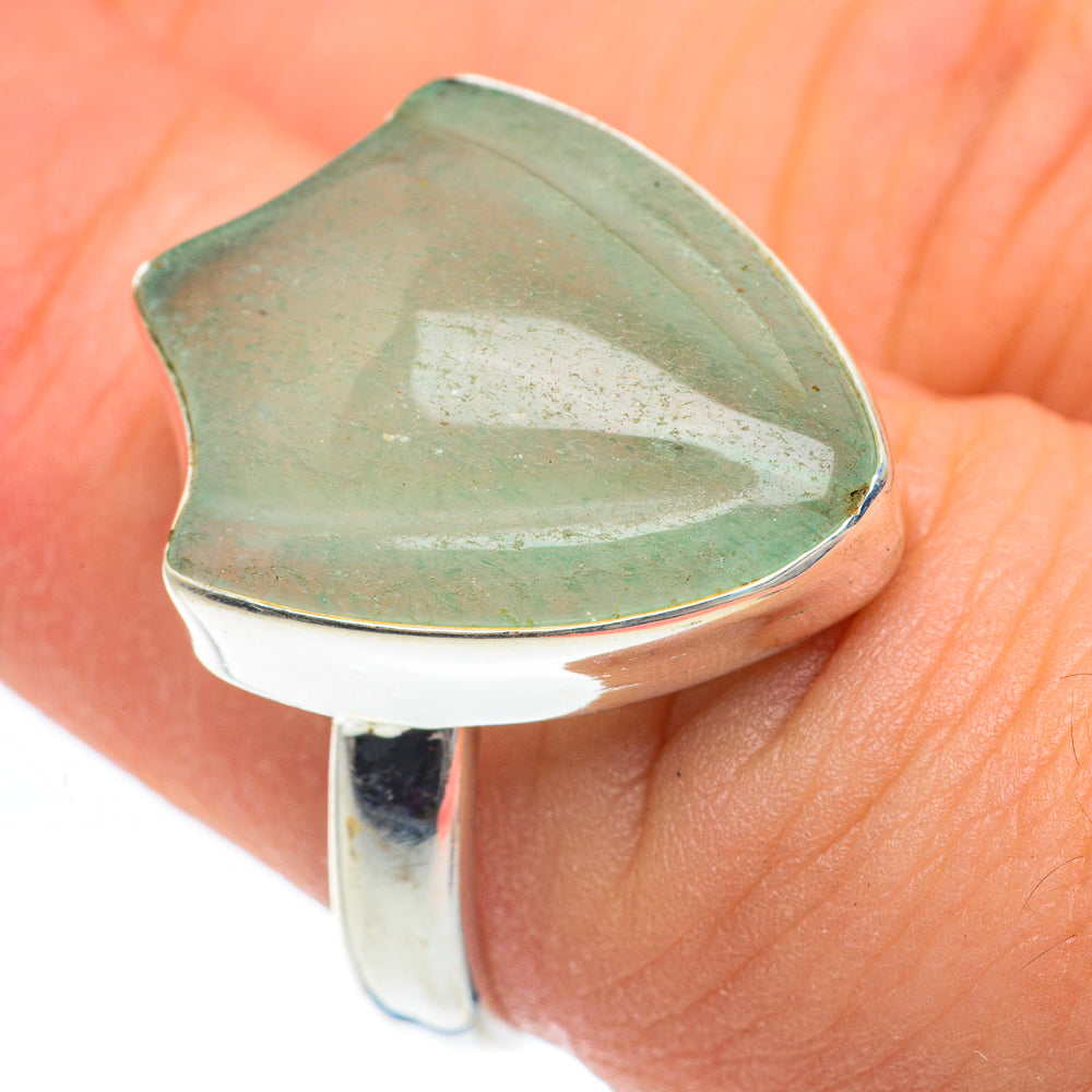 Prehnite Rings handcrafted by Anasilvercos - RING61815