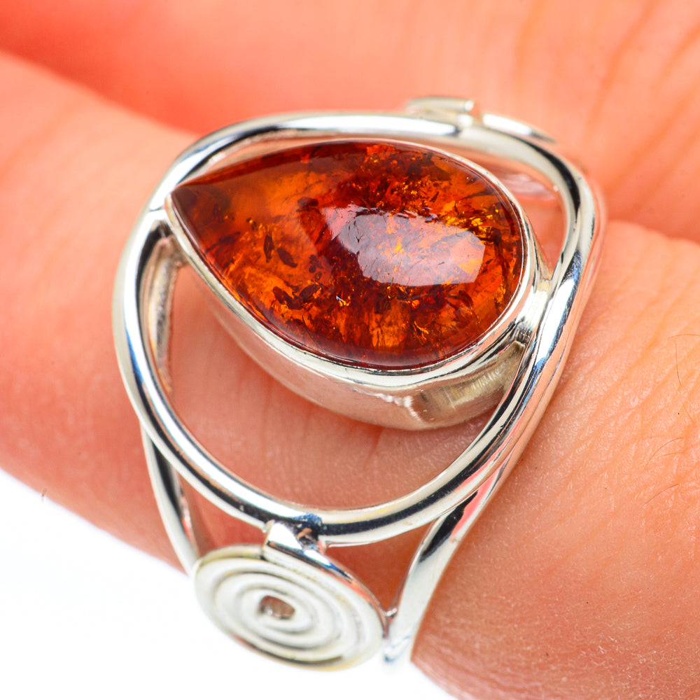 Baltic Amber Rings handcrafted by Anasilvercos - RING61818