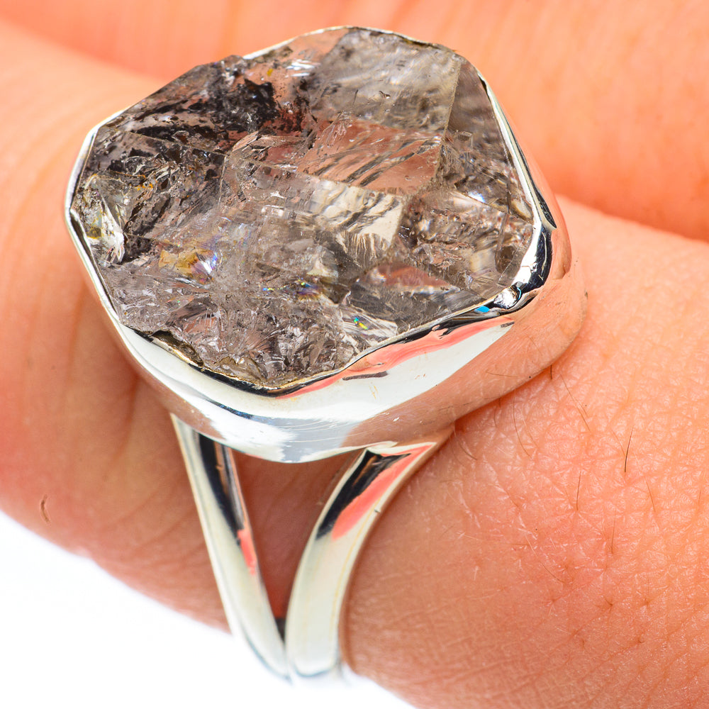 Herkimer Diamond Rings handcrafted by Anasilvercos - RING61825
