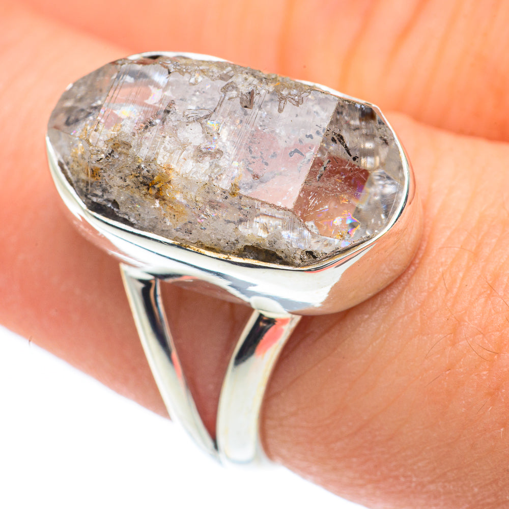 Herkimer Diamond Rings handcrafted by Anasilvercos - RING61840