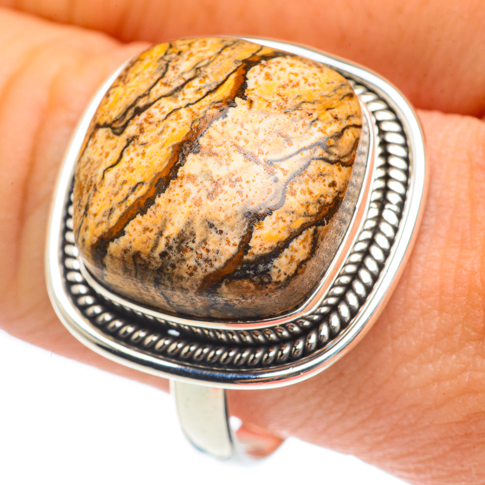 Picture Jasper Rings handcrafted by Anasilvercos - RING61855