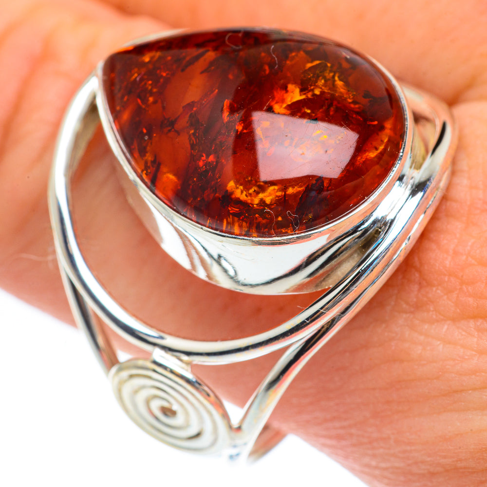 Baltic Amber Rings handcrafted by Anasilvercos - RING61858