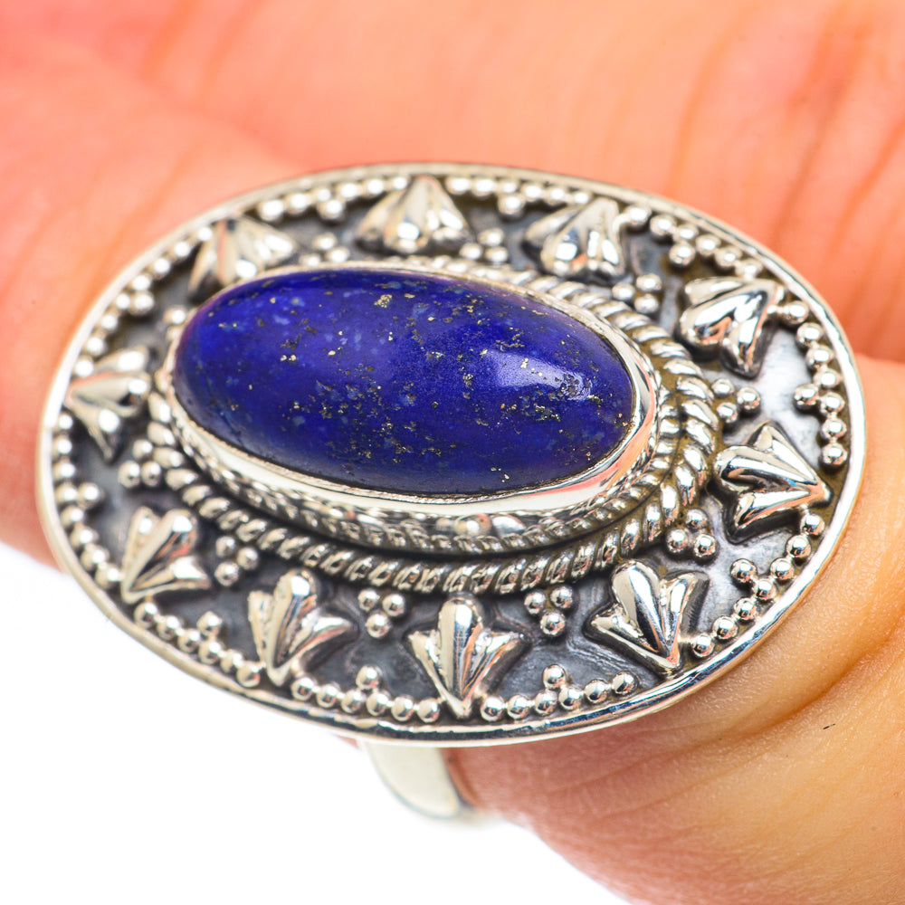 Lapis Lazuli Rings handcrafted by Anasilvercos - RING61879