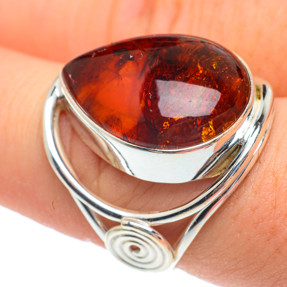 Baltic Amber Rings handcrafted by Anasilvercos - RING61885
