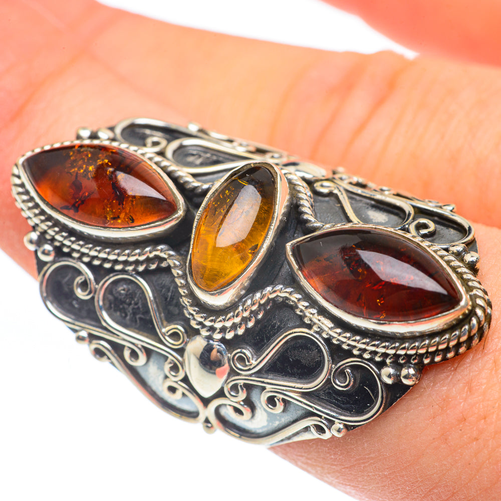 Baltic Amber Rings handcrafted by Anasilvercos - RING61886
