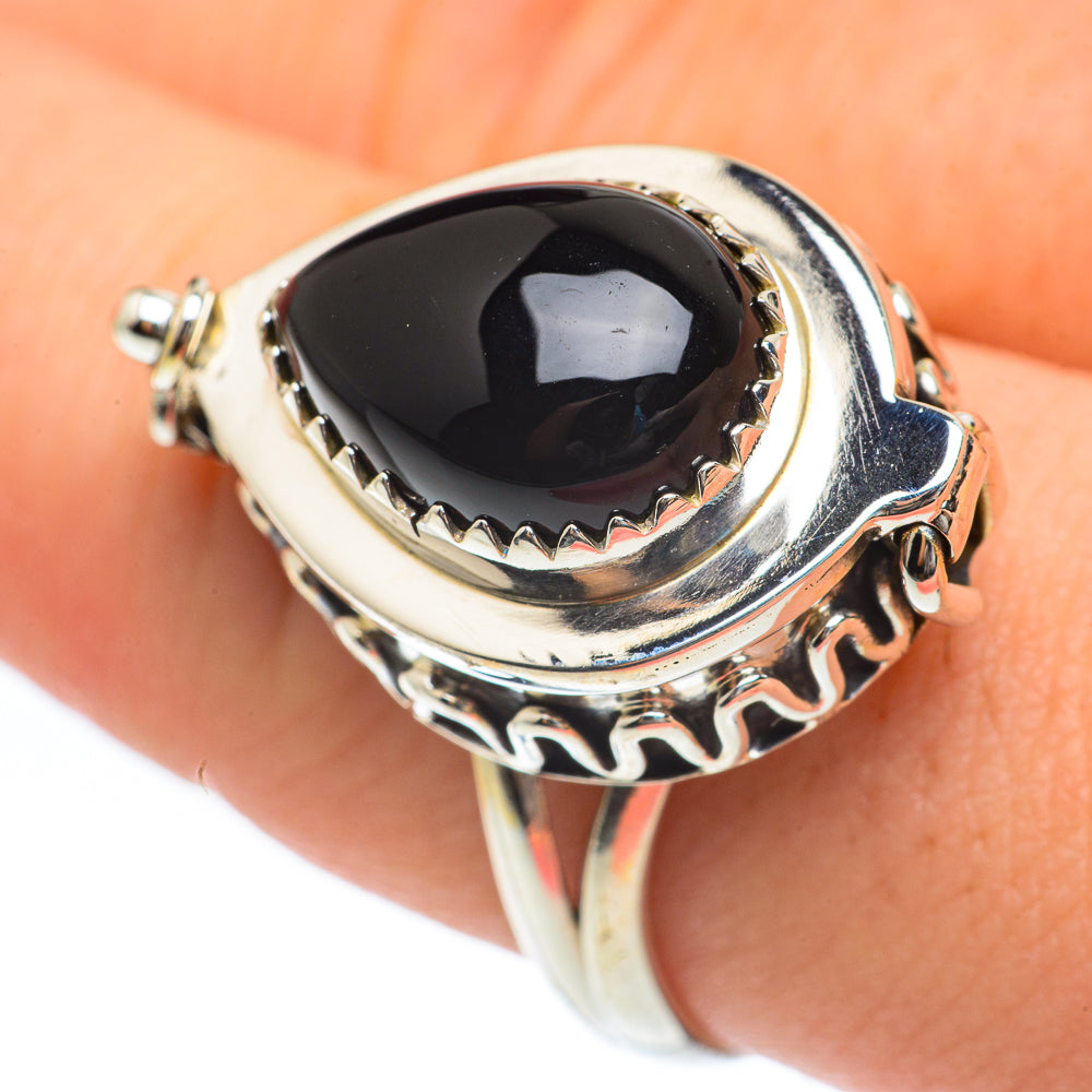 Black Onyx Rings handcrafted by Anasilvercos - RING61893