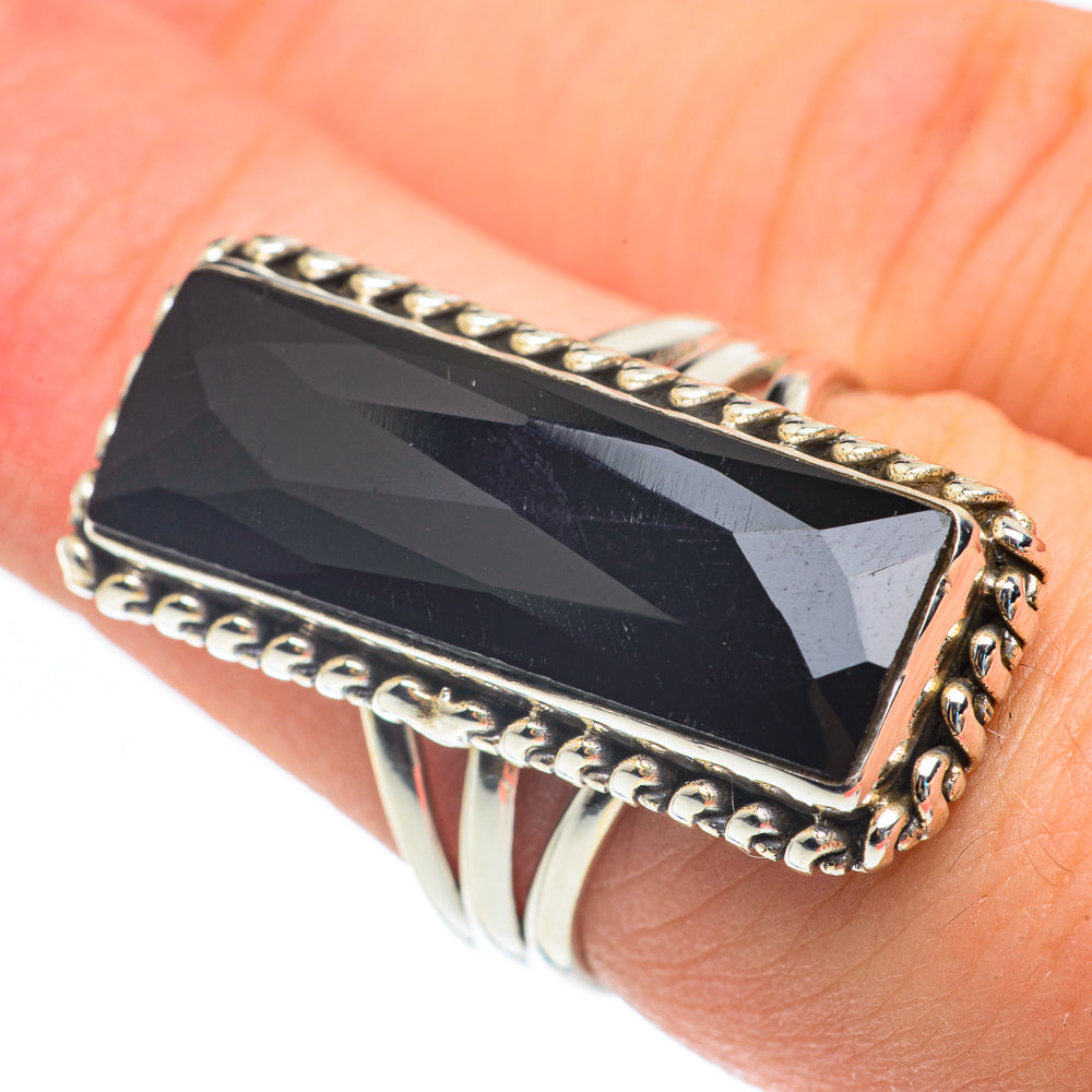 Black Onyx Rings handcrafted by Anasilvercos - RING61894