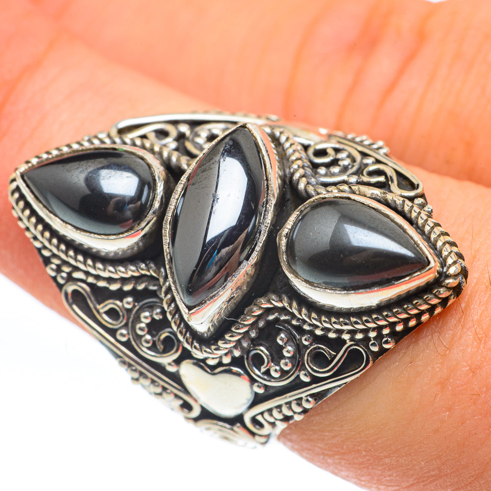 Hematite Rings handcrafted by Anasilvercos - RING61921