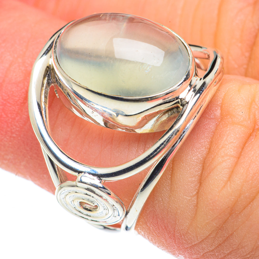 Blue Fluorite Rings handcrafted by Anasilvercos - RING61954