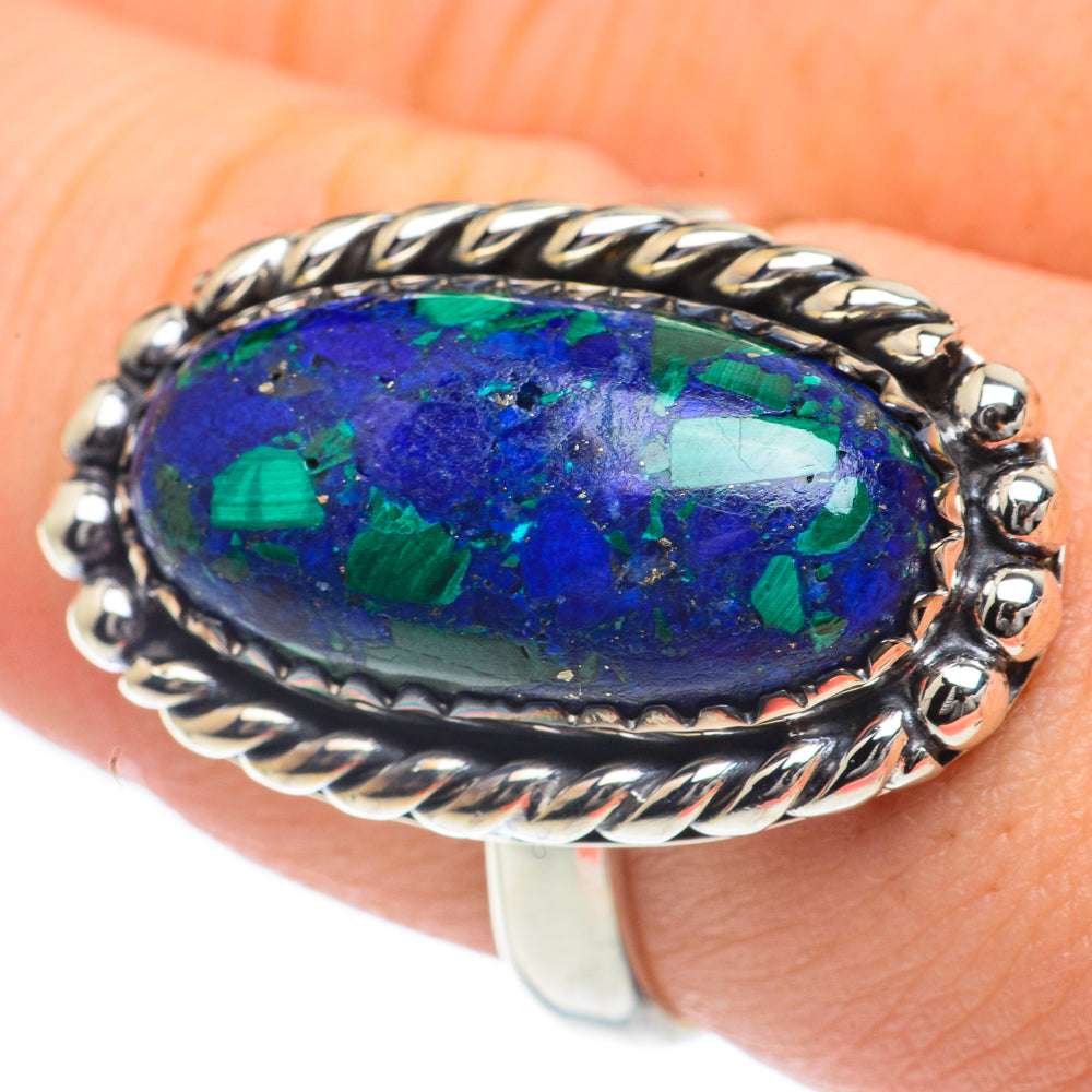 Azurite Rings handcrafted by Anasilvercos - RING61981