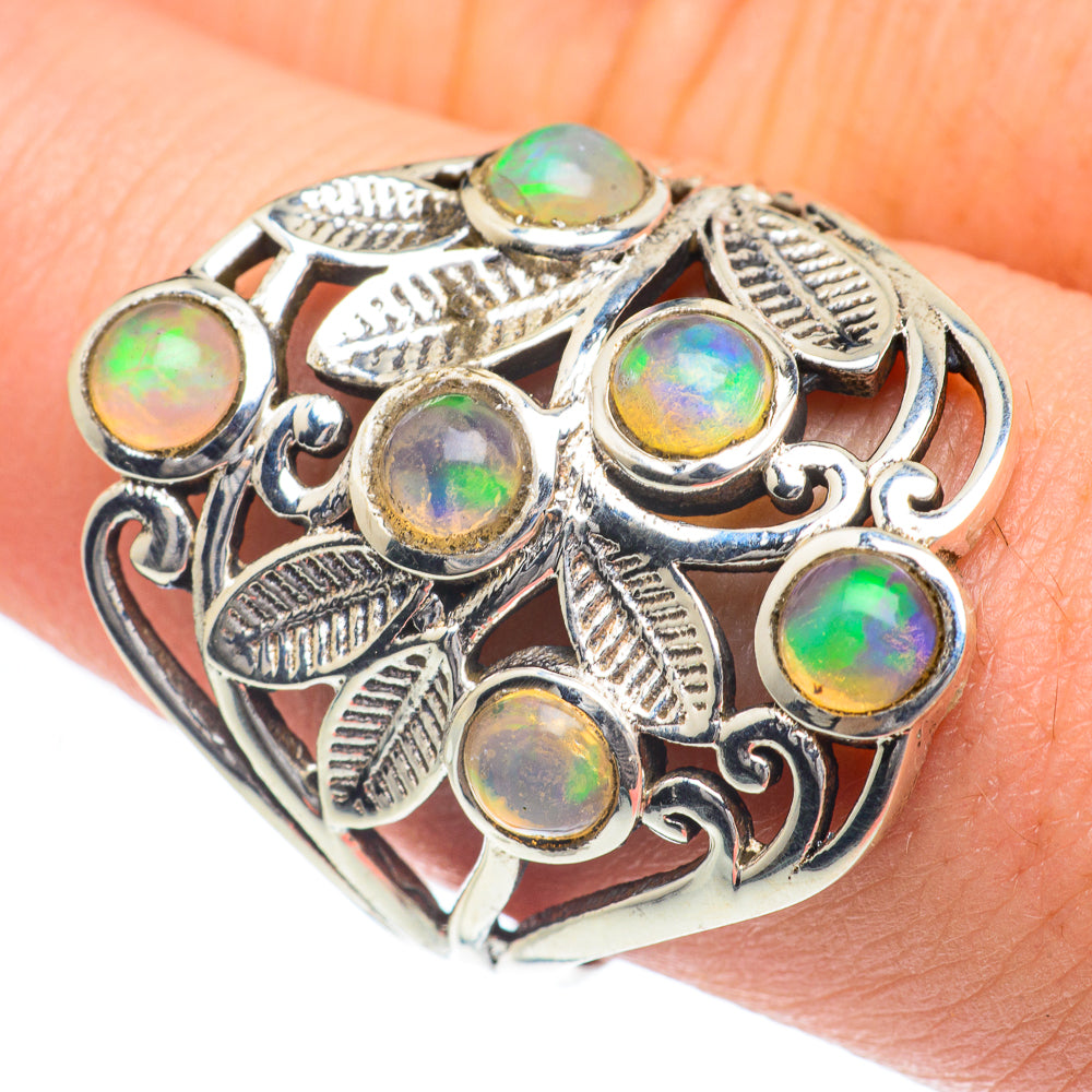 Ethiopian Opal Rings handcrafted by Anasilvercos - RING61984