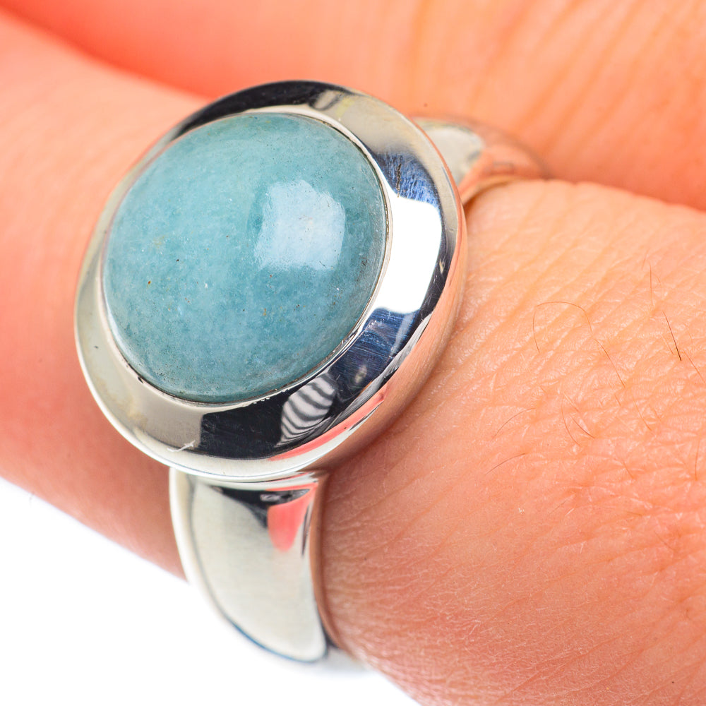 Aquamarine Rings handcrafted by Anasilvercos - RING61988