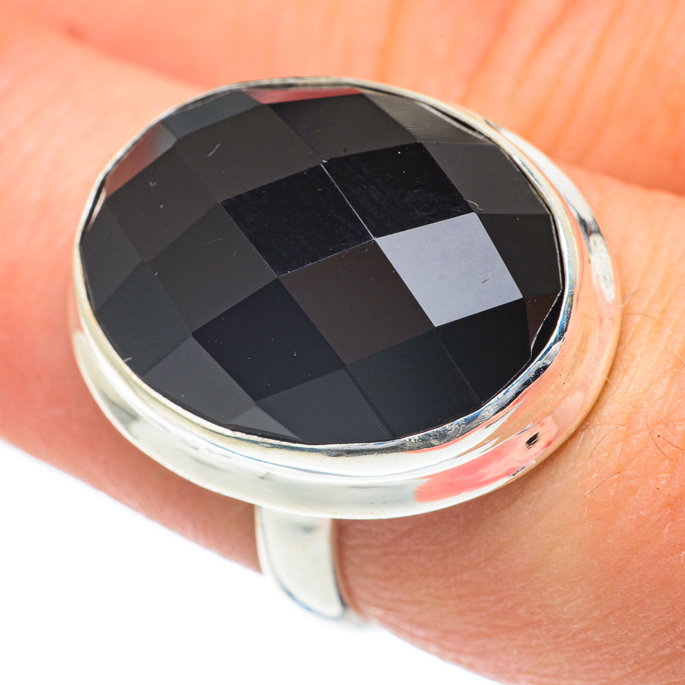 Black Onyx Rings handcrafted by Anasilvercos - RING62011