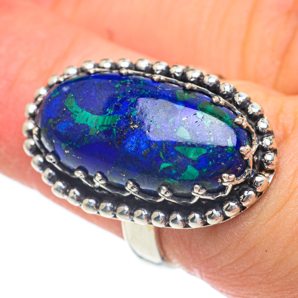 Azurite Rings handcrafted by Anasilvercos - RING62014