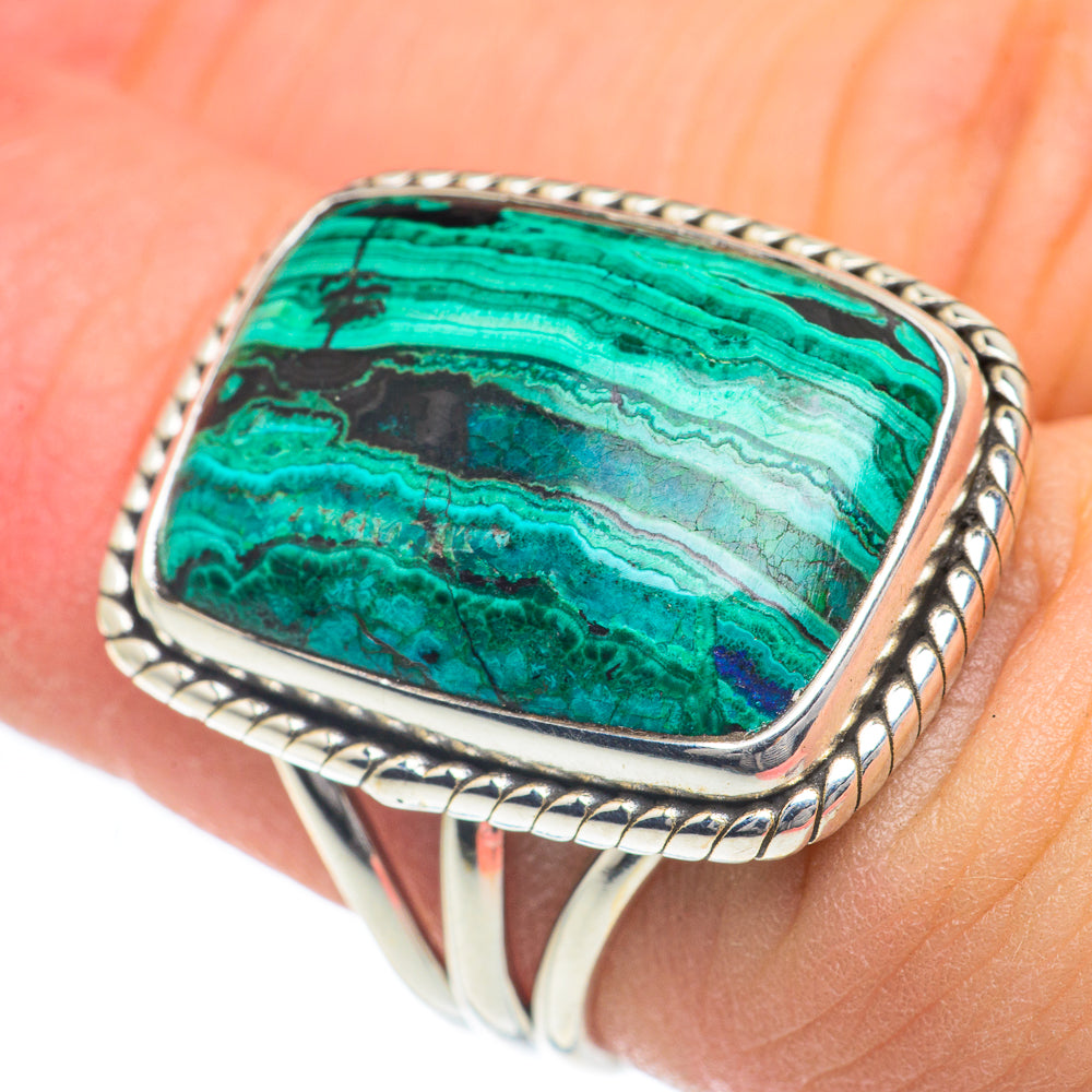 Malachite Rings handcrafted by Anasilvercos - RING62027