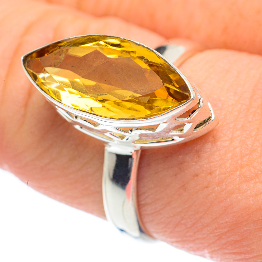 Citrine Rings handcrafted by Anasilvercos - RING62031