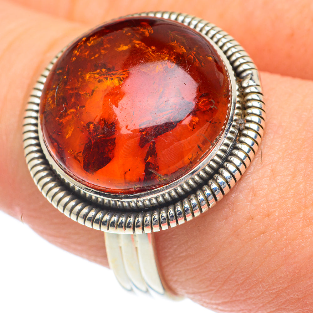 Baltic Amber Rings handcrafted by Anasilvercos - RING62032