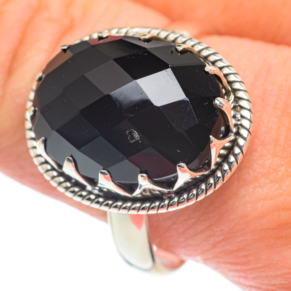 Black Onyx Rings handcrafted by Anasilvercos - RING62045
