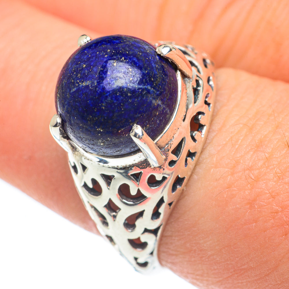 Lapis Lazuli Rings handcrafted by Anasilvercos - RING62054
