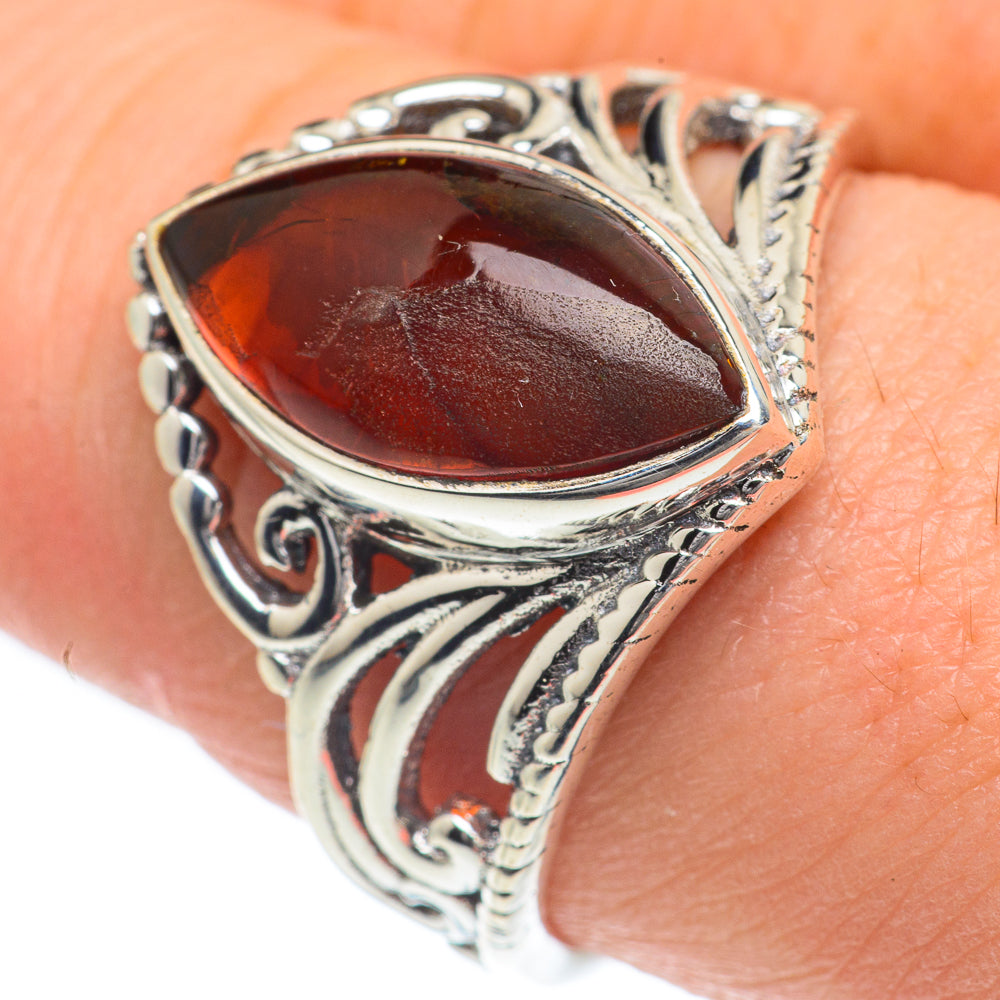 Baltic Amber Rings handcrafted by Anasilvercos - RING62066