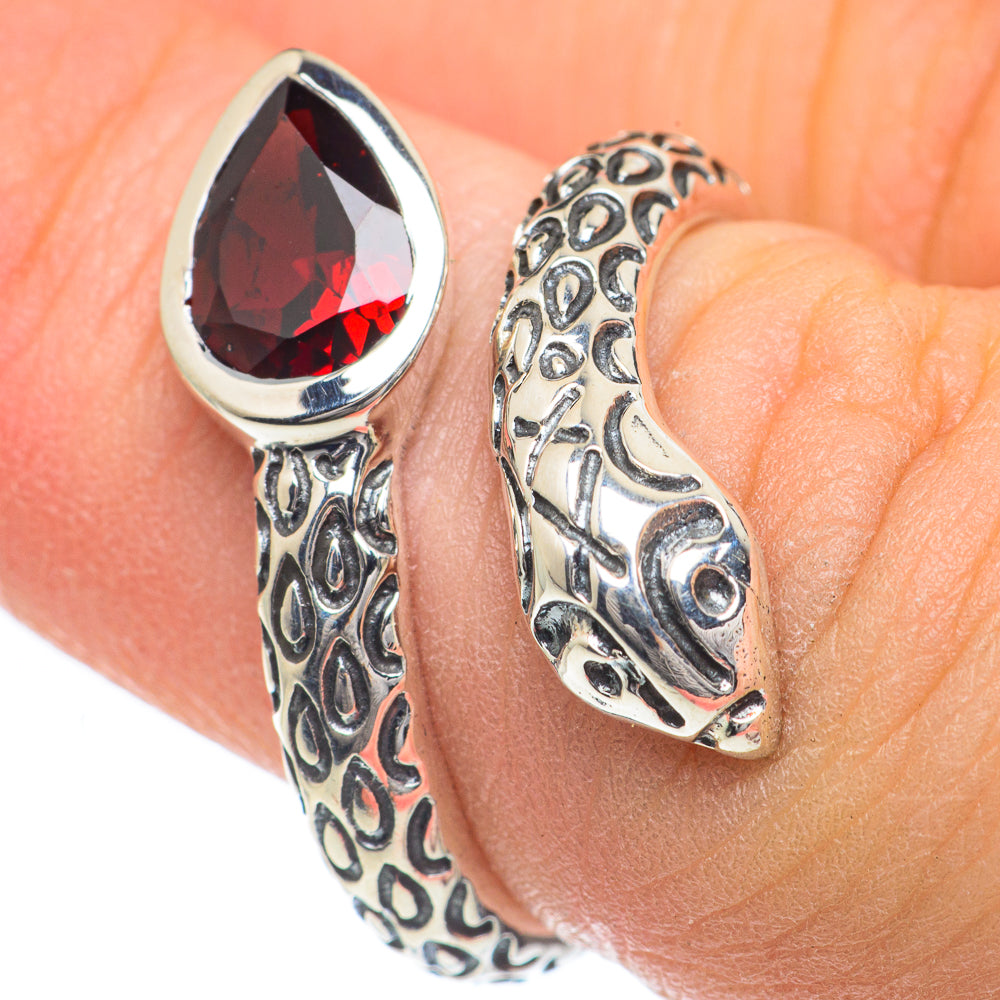 Garnet Rings handcrafted by Anasilvercos - RING62072