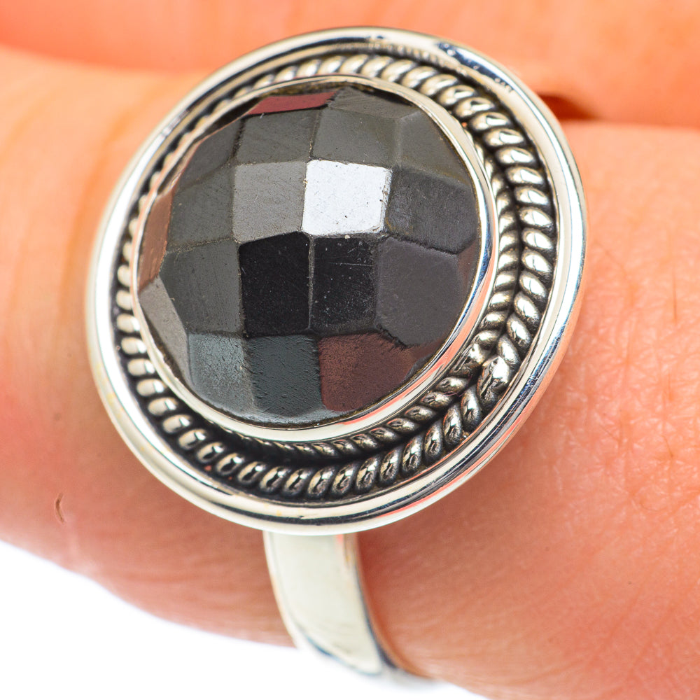 Hematite Rings handcrafted by Anasilvercos - RING62086