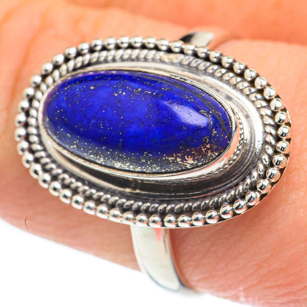 Lapis Lazuli Rings handcrafted by Anasilvercos - RING62087