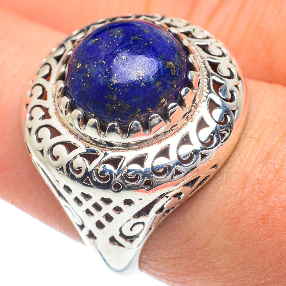 Lapis Lazuli Rings handcrafted by Anasilvercos - RING62089