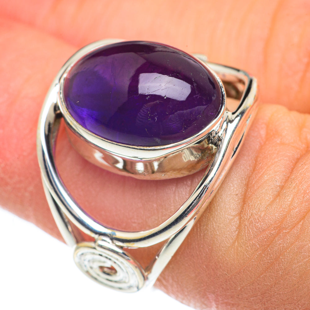 Amethyst Rings handcrafted by Anasilvercos - RING62106