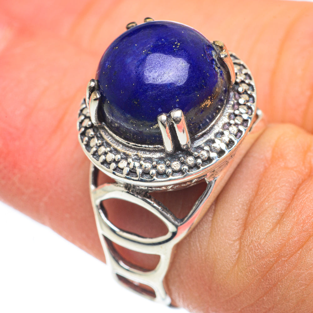 Lapis Lazuli Rings handcrafted by Anasilvercos - RING62118