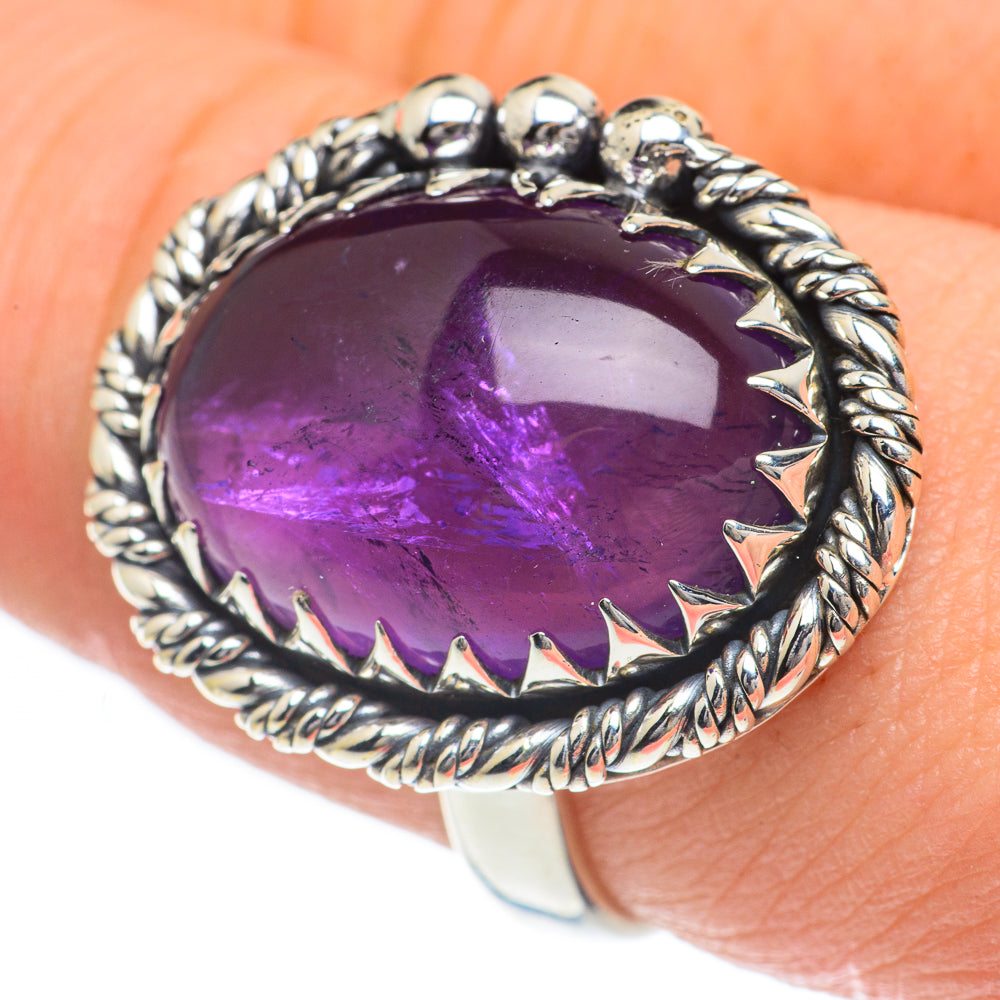 Amethyst Rings handcrafted by Anasilvercos - RING62139
