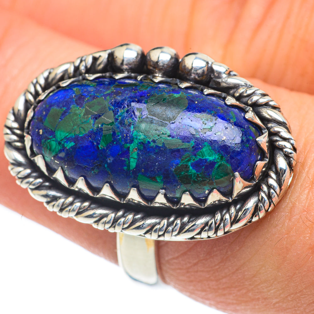 Azurite Rings handcrafted by Anasilvercos - RING62144