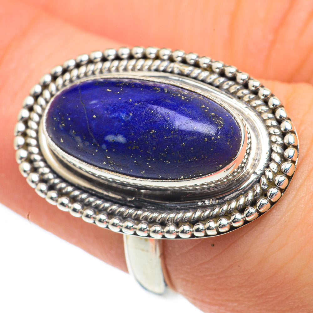 Lapis Lazuli Rings handcrafted by Anasilvercos - RING62174