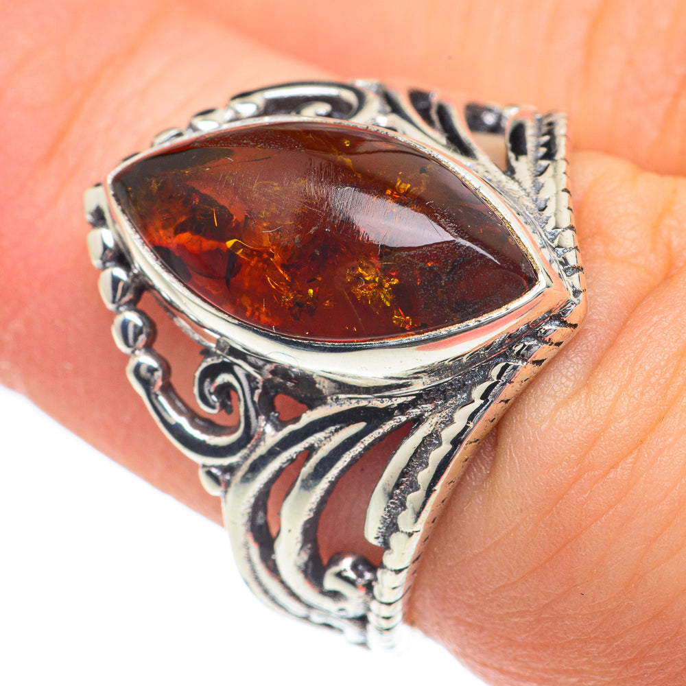 Baltic Amber Rings handcrafted by Anasilvercos - RING62182