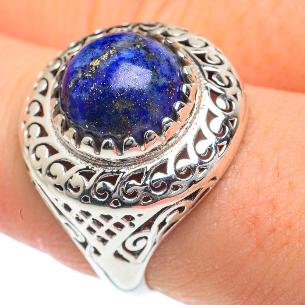 Lapis Lazuli Rings handcrafted by Anasilvercos - RING62195