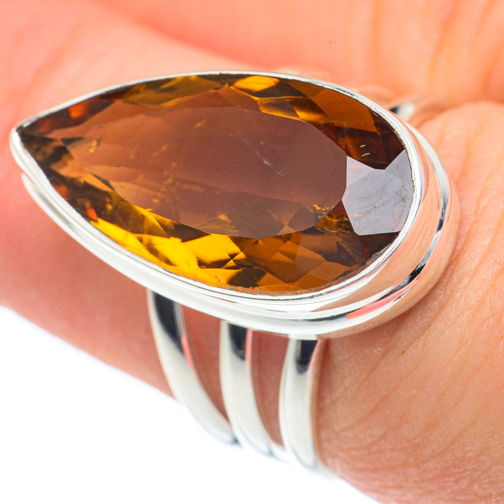 Mandarin Citrine Rings handcrafted by Anasilvercos - RING62202