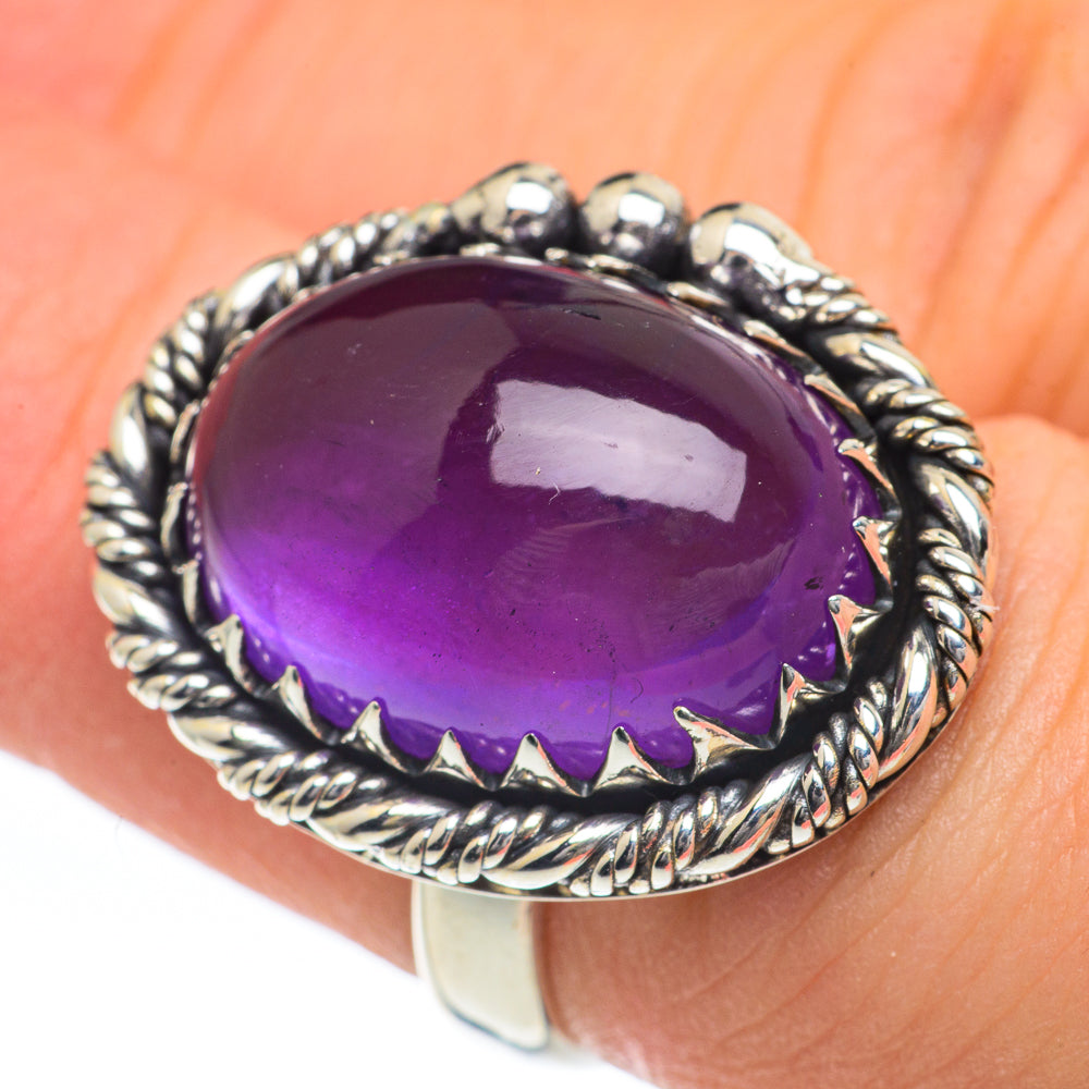 Amethyst Rings handcrafted by Anasilvercos - RING62209