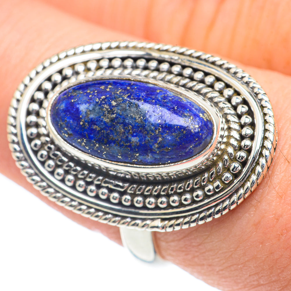 Lapis Lazuli Rings handcrafted by Anasilvercos - RING62215